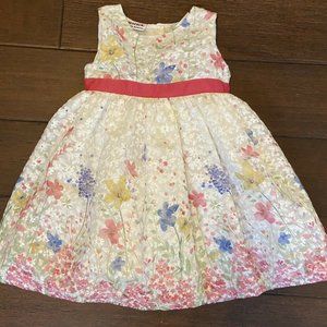 Blueberri Bulevard Floral Dress baby girl 24M